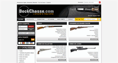 Desktop Screenshot of beckchasse.com