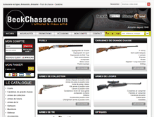 Tablet Screenshot of beckchasse.com